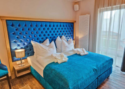 Room Saphir in the SPREE.Hotel in der Altstadt. Double bed